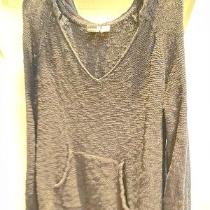 Black Roxy Swim Cover-up sweater